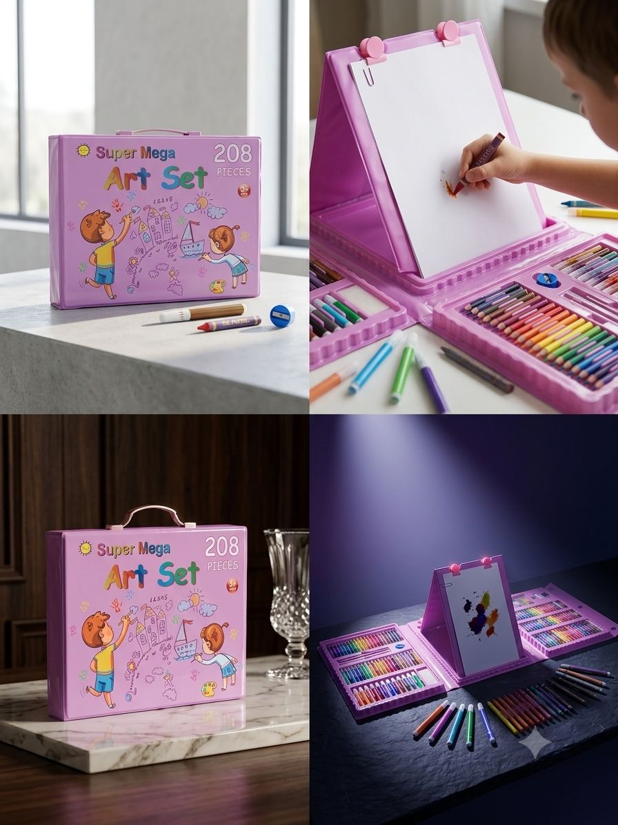 Valise de couleur 208 PCS